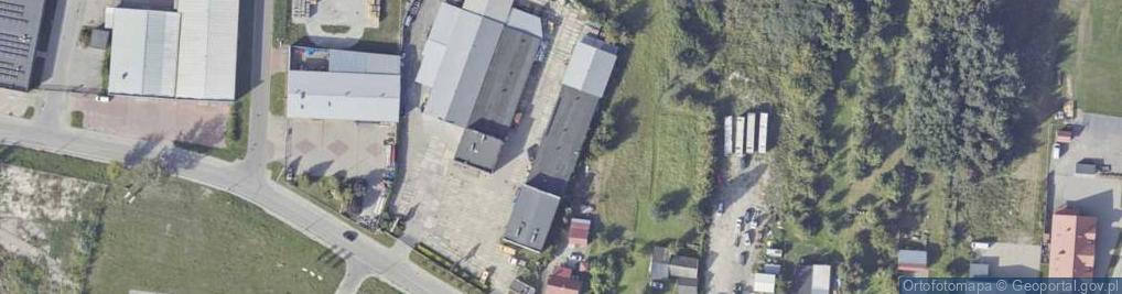 Zdjęcie satelitarne Hurtownia Kwiatów Ciętych Kana