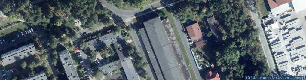 Zdjęcie satelitarne Hurtownia Kwiatów i Krzewów Róża