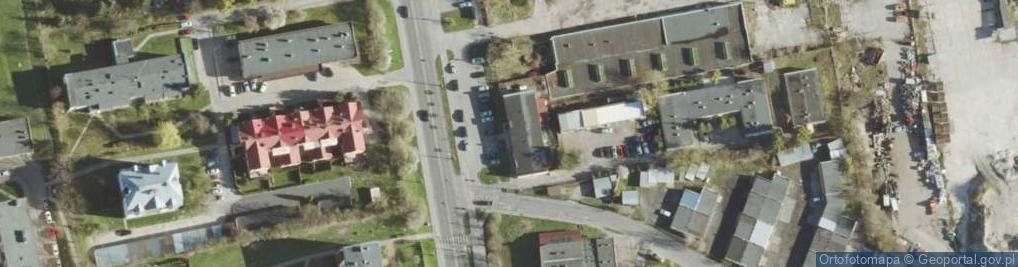 Zdjęcie satelitarne Hurtownia Pończosznicza Oczko Mazurek