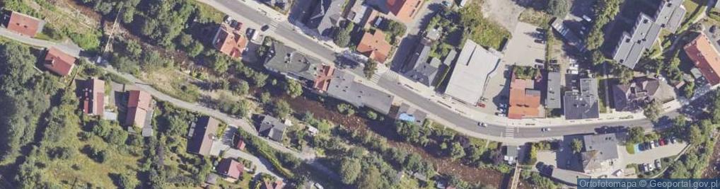 Zdjęcie satelitarne Hurtownia Wielobranżowa Odyseja Import Export E Szajkowska Piechowice