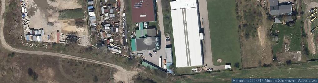 Zdjęcie satelitarne Hydrostop Zakład Wytwarzania Materiałów Izolacyjnych NR 2 DR Inż