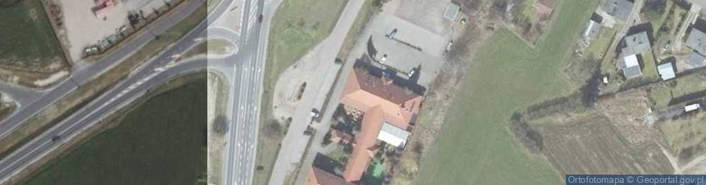 Zdjęcie satelitarne i Bistro przy Motelu 2000 Karol Jurga