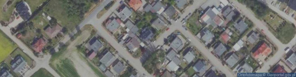 Zdjęcie satelitarne i P P Projekt Usługi w Budownictwie