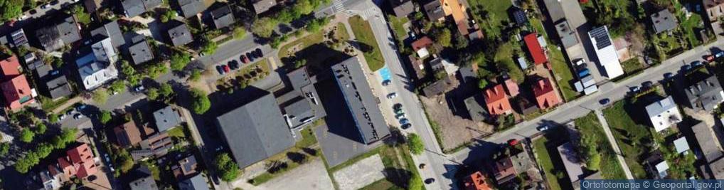 Zdjęcie satelitarne II Liceum Ogólnokształcące im ST Żeromskiego w Sieradzu