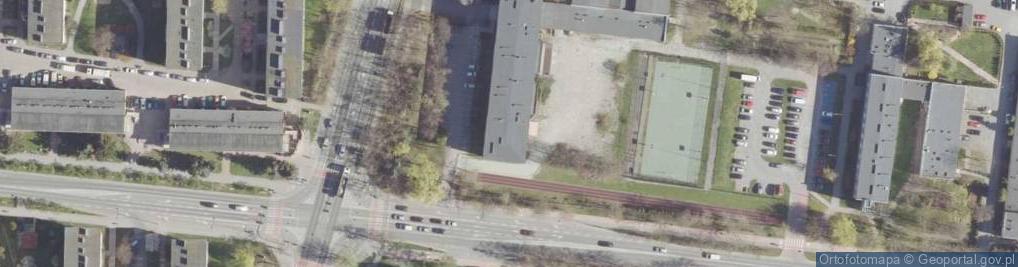Zdjęcie satelitarne II Liceum Ogólnokształcące