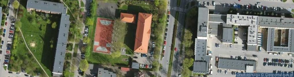 Zdjęcie satelitarne III Liceum Ogólnokształcące im J Słowackiego w Piotrkowie Tryb