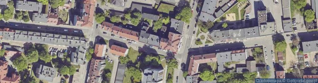 Zdjęcie satelitarne InCAD Projekty organizacji ruchu
