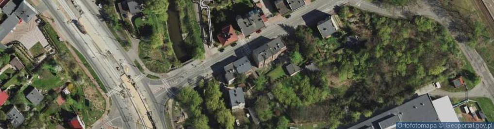 Zdjęcie satelitarne Indywidualna Specjalistyczna Praktyka Lekarska ul Słowiańska 11 42 500 Będzin