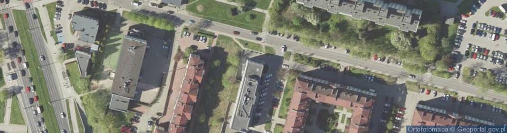 Zdjęcie satelitarne Inforach. Biuro rachunkowe. Flasińska Z.