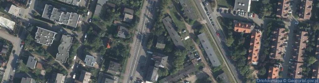 Zdjęcie satelitarne Infosang Usługi Informatyczne i Geodezyjne