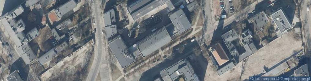 Zdjęcie satelitarne Instytut Biopolimerów i Włókien Chemicznych