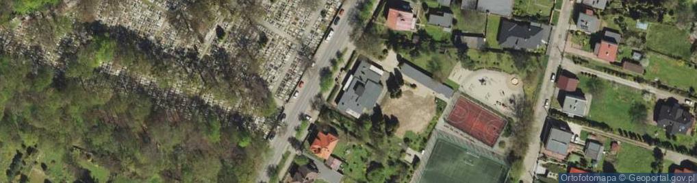 Zdjęcie satelitarne Integracyjny Klub Szachowy Tęcza w Tarnowskich Górach