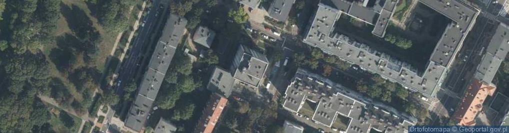 Zdjęcie satelitarne Inżynierski Ośrodek Kształtowania Jakości Wyrobów Atest