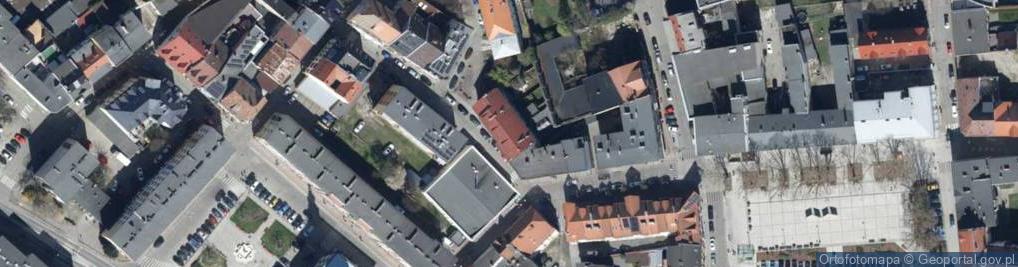 Zdjęcie satelitarne Irena Izydorczyk Artykuły Przemysłowe Detal Hurt i Izydorczyk A Bienkiewicz