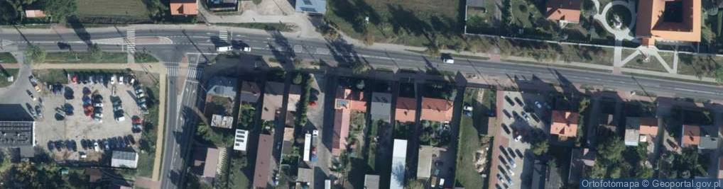 Zdjęcie satelitarne Ireneusz Wojciechowski Przedsiębiorstwo Spedycyjno-Usługowo-Handlowe Wawel