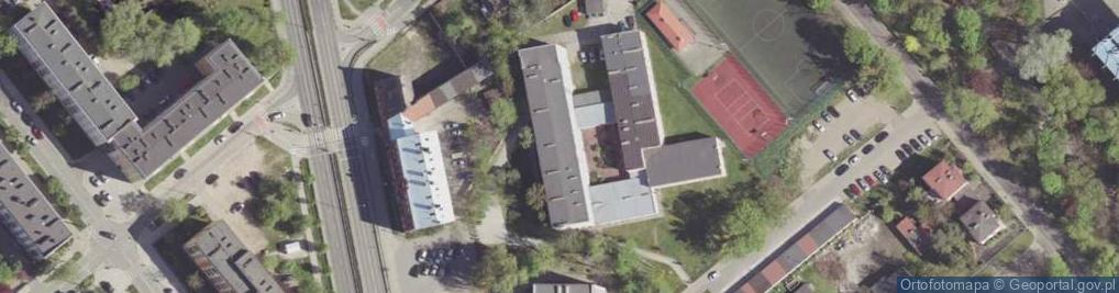 Zdjęcie satelitarne IV Liceum Ogólnokształcące im Chałubińskiego Radom