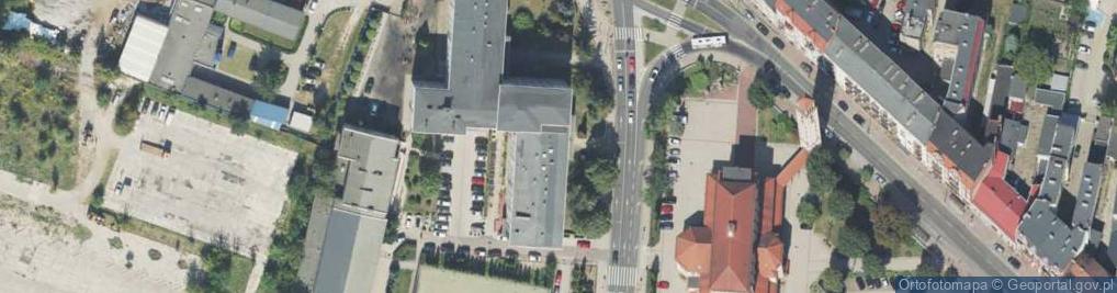 Zdjęcie satelitarne IV Liceum Ogólnokształcące im Fryderyka Chopina w Ostrowie Wielkopolskim