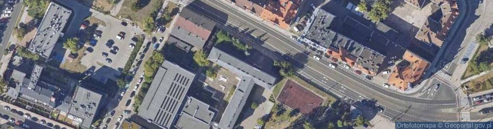 Zdjęcie satelitarne IV Liceum Ogólnokształcące im T Kościuszki