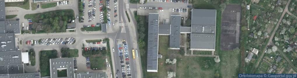 Zdjęcie satelitarne IV Liceum Ogólnokształcące z Oddziałami Integracyjnymi im.Janusza Kusocińskiego w Wałbrzychu