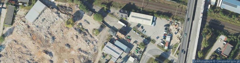 Zdjęcie satelitarne Iwona Wysocka Skład Opału Węgielek