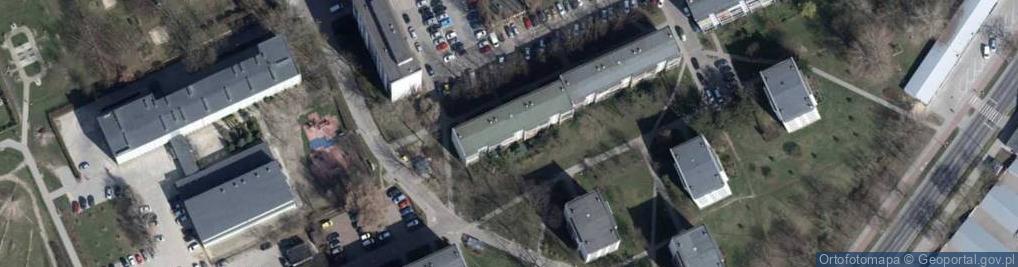 Zdjęcie satelitarne Izabela Machejek Projekty Budowlane
