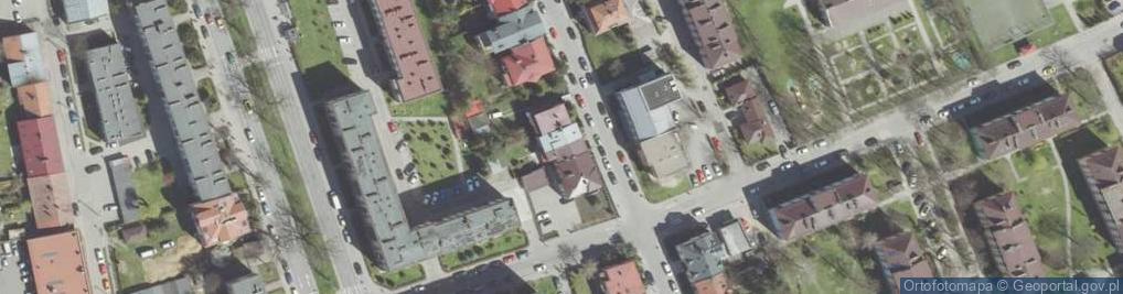 Zdjęcie satelitarne Izba Rzemiosła i Przedsiębiorczości w Nowym Sączu