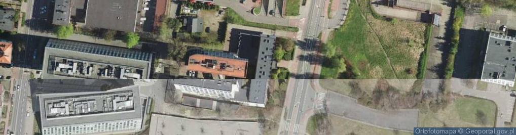 Zdjęcie satelitarne Izba Skarbowa w Katowicach