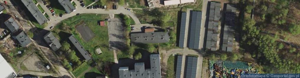 Zdjęcie satelitarne Izba Wytrzeźwień w Rudzie Śląskiej