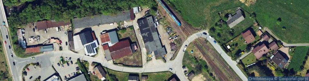 Zdjęcie satelitarne Jadwiga Mrowiec Przedsiębiorstwo Handlowe Hurt Detal Art Przemysłowo Rolnicze Mrowiec