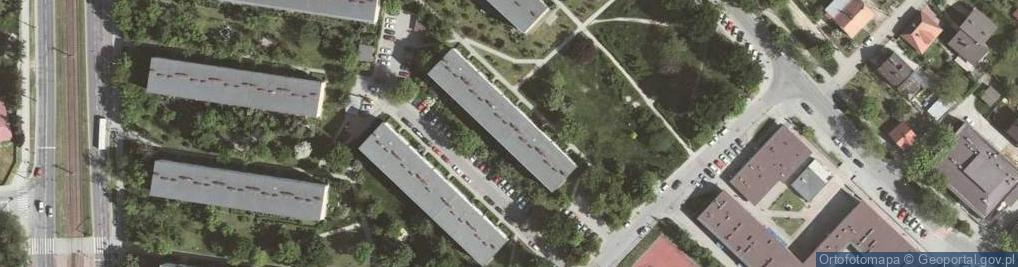 Zdjęcie satelitarne Jagiellońskie Centrum Edukacyjne J M Drzewiecka A A Krupa Ł A Plesnar