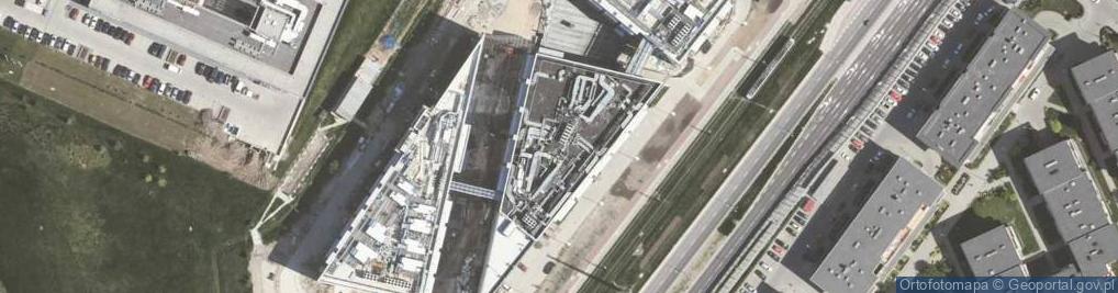 Zdjęcie satelitarne Jagiellońskie Centrum Innowacji