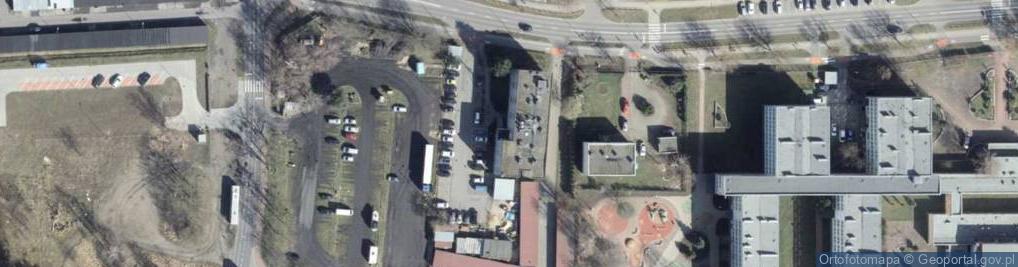 Zdjęcie satelitarne Jagoda Mizerska Agencja Ubezpieczeniowa