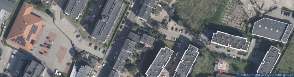 Zdjęcie satelitarne Jan Krzos Wypożyczalnia Elektronarzędzi, Komis Podręczników, Kwatery Prywatne