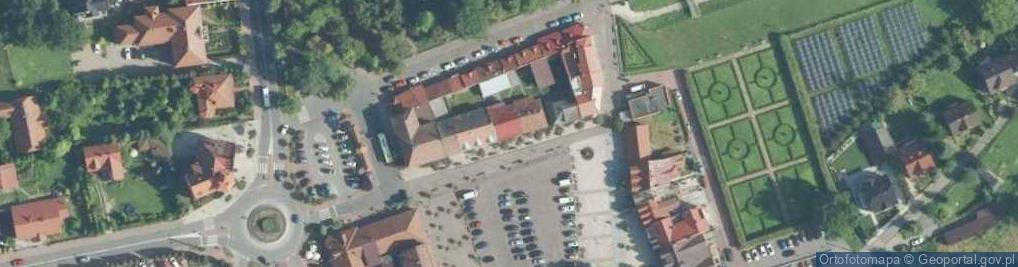 Zdjęcie satelitarne Jan Machnicki Cukiernia Niepołomice ul.Rynek 3 Machnicki Jan
