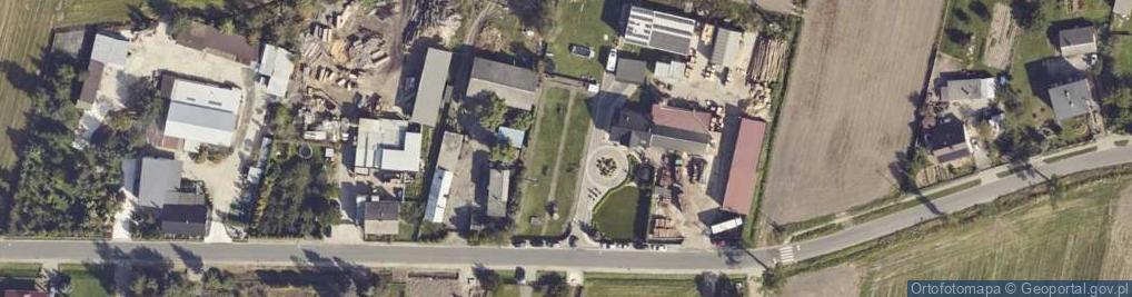 Zdjęcie satelitarne Jan Polowczyk Produkcja Wyrobów z Drewna