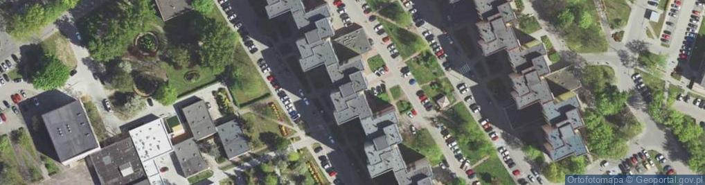 Zdjęcie satelitarne Janex Przedsiębiorstwo Handlowo Usługowe