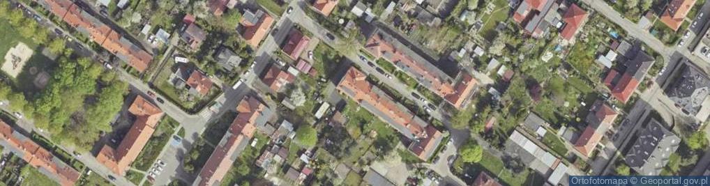 Zdjęcie satelitarne Janusz Piotrowicz 1) Pasgalan 2) Wozownia