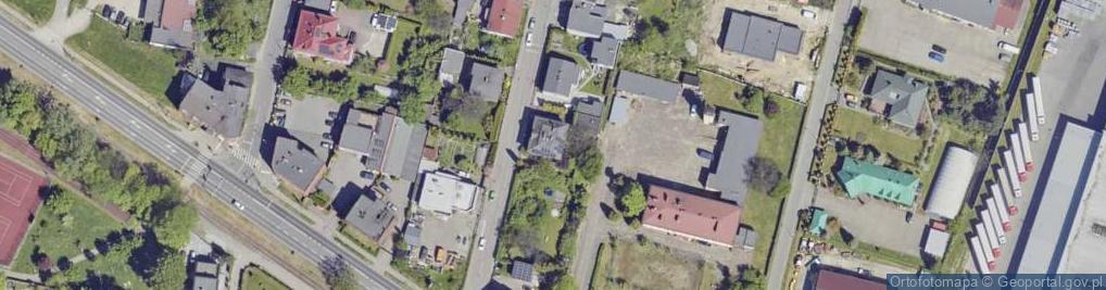 Zdjęcie satelitarne Janusz Przybyłka Pracownia Projektów Budownictwa