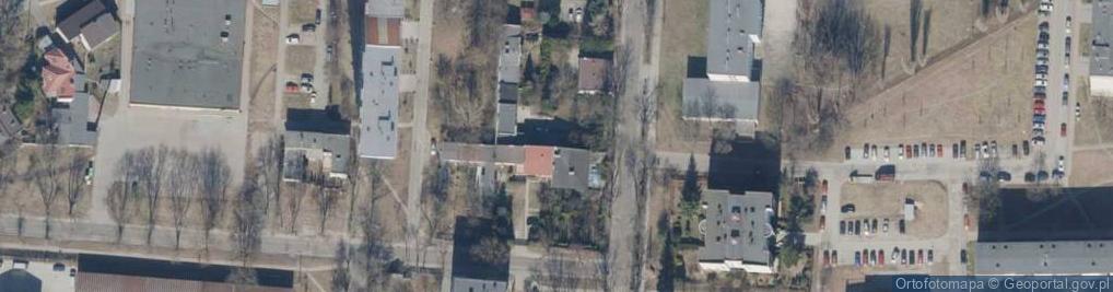 Zdjęcie satelitarne Jarosław Kirchof Kirchof 91-845 Łódź Franciszkańska 128