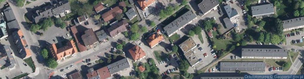 Zdjęcie satelitarne Jastrzębskie Towarzystwo Budownictwa Społecznego Daszek