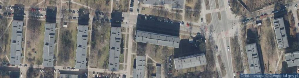 Zdjęcie satelitarne Jedwab Autorski Pracownia Formy i Grafiki Joanna Szymankiewicz