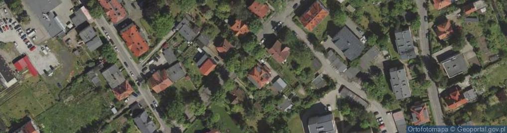Zdjęcie satelitarne Jeleniogórskie Wodne Ochotnicze Pogotowie Ratunkowe w Jeleniej Górze