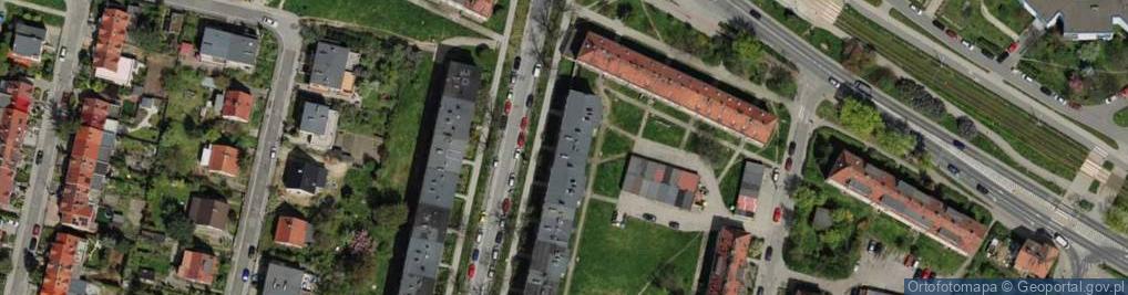 Zdjęcie satelitarne Jeleński M., Wrocław
