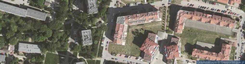Zdjęcie satelitarne Joanna Wyka Indywidualna Praktyka Lekarska