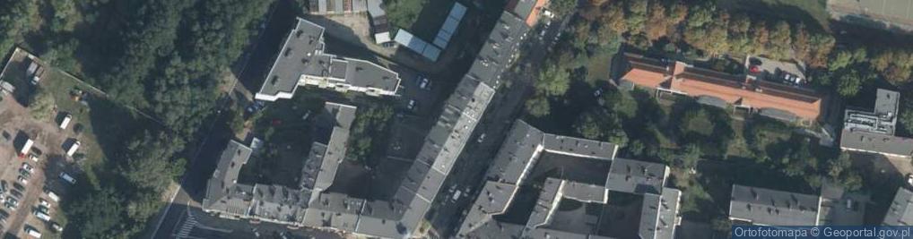 Zdjęcie satelitarne Justyna Dziewierska Przedsiębiorstwo Usługowe Justyna