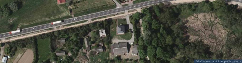 Zdjęcie satelitarne Justyna Galek Usługi Przewozowe Mirek-Trans