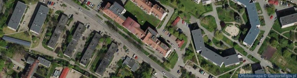 Zdjęcie satelitarne Justyna Śliwińska Indywidualna Praktyka Specjalistyczna