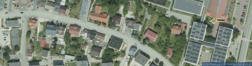 Zdjęcie satelitarne Justyna Ślusarczyk Przedsiębiorstwo Handlowo-Usługowe