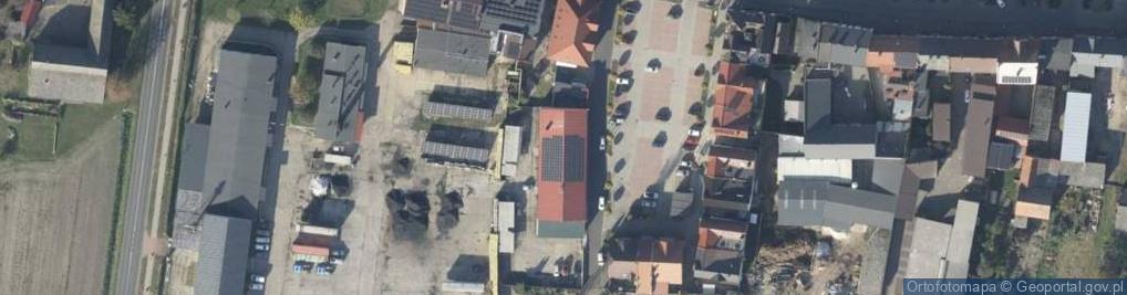 Zdjęcie satelitarne Justyna Waszak Przedsiębiorstwo Handlowo - Transportowo - Usługowe
