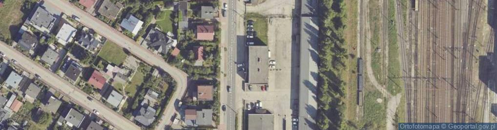 Zdjęcie satelitarne K&K Group Sp. z o.o. Transport Międzynarodowy Leszno